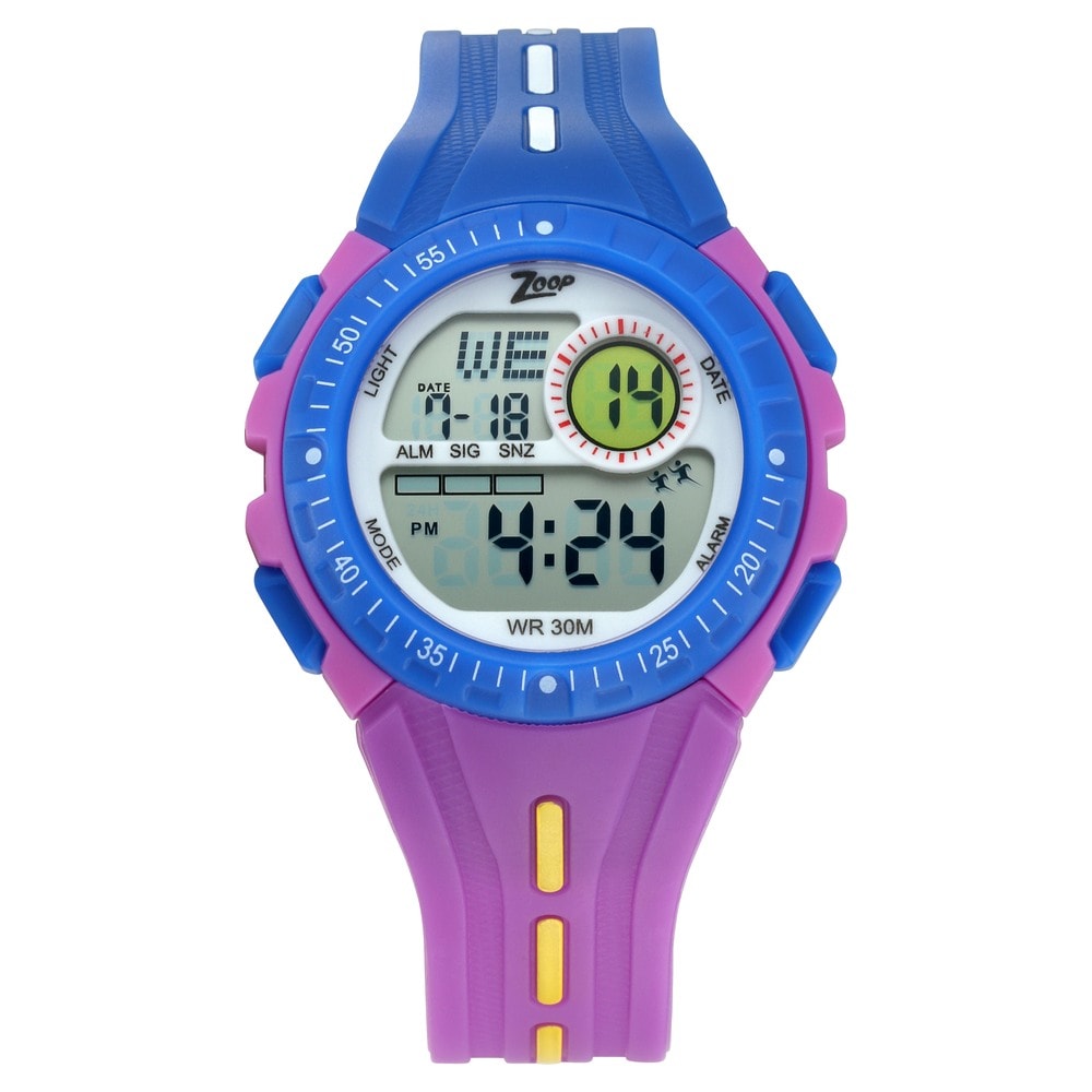 Titan Zoop Kid's Digital Watch with Purple Strap 16007PP02