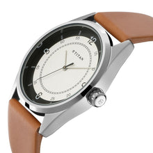 Load image into Gallery viewer, Titan Workwear Men&#39;s Watch White Dial, Leather Strap 1729SL03
