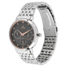 Load image into Gallery viewer, Titan Neo Workwear Women&#39;s Watch with Analog Anthracite Dial &amp; Stainless Steel Strap 2569SM04
