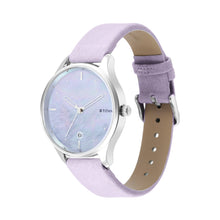 Load image into Gallery viewer, Titan Pastels Purple Mother of Pearl Dial Analog Watch for Women with Leather strap 2670SL02
