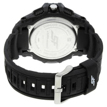 Load image into Gallery viewer, Titan Sonata Ocean Series Men&#39;s Watch with Black Plastic Strap 77027PP01
