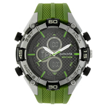 Load image into Gallery viewer, Titan Sonata Ocean Series Men&#39;s Watch with Green Plastic Strap 77028PP02
