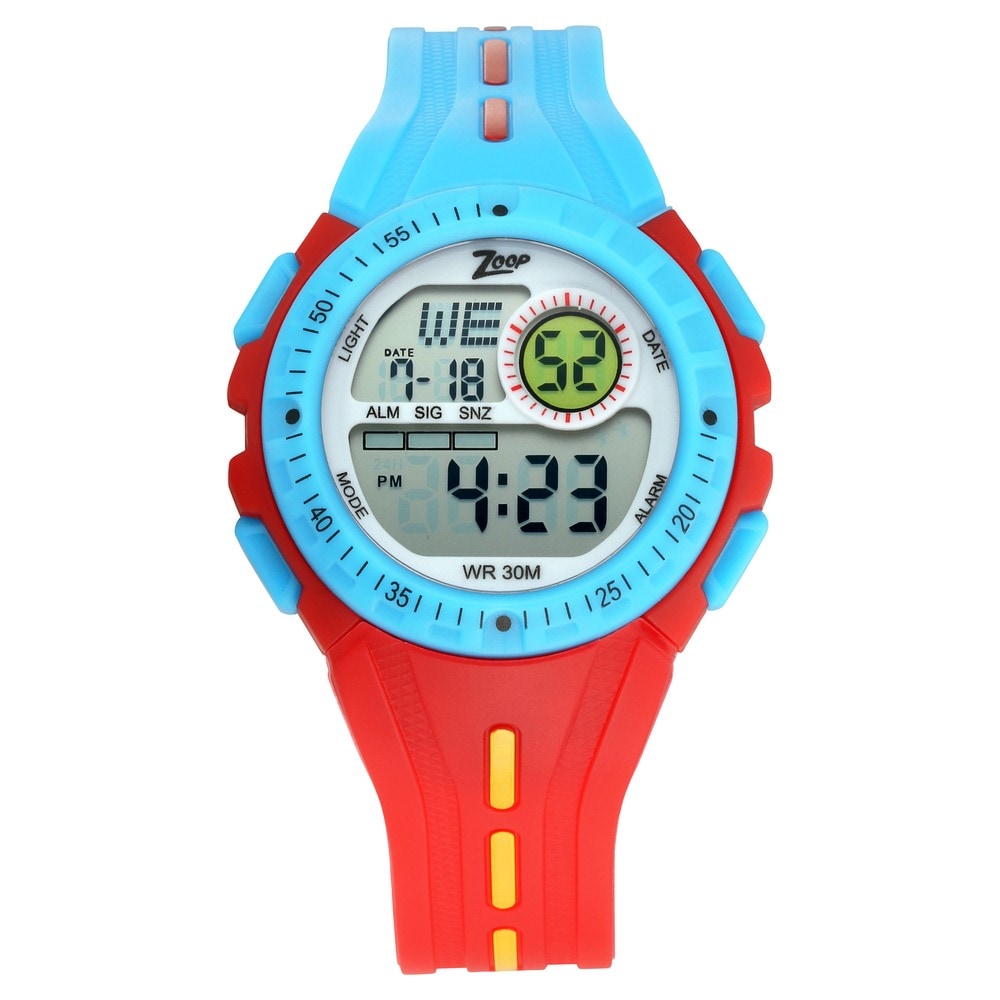 Titan Zoop Kid's Digital Watch with Red Strap 16007PP03