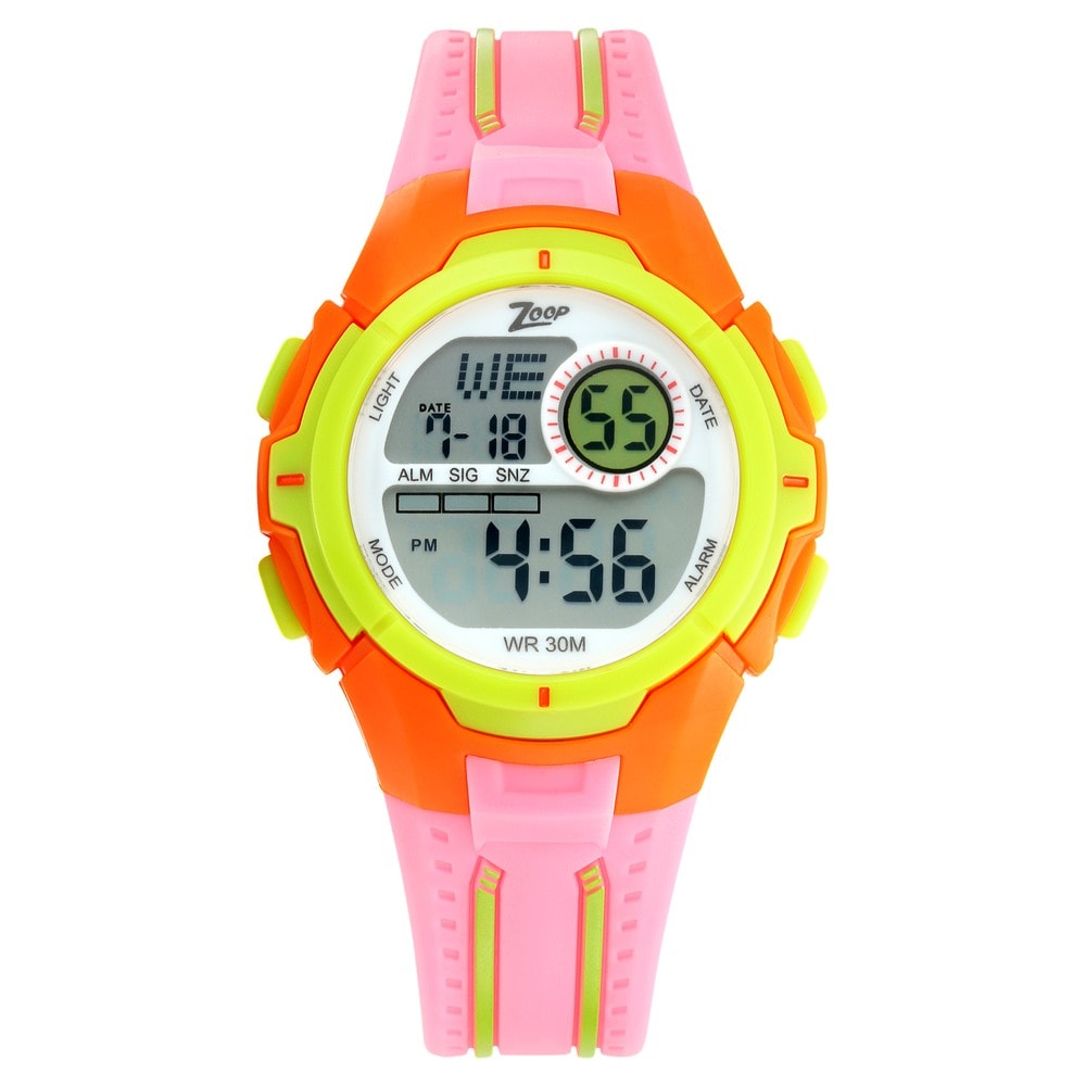 Titan Zoop Kid's Digital Watch with Pink Strap 16008PP03
