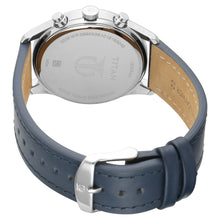 Load image into Gallery viewer, Titan Workwear Men&#39;s Watch Blue Dial, Blue Leather Strap 1805SL02
