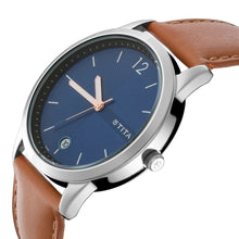 Load image into Gallery viewer, Titan Neo Workwear Women&#39;s Watch with Blue Dial &amp; Tan Leather Strap 1806SL02
