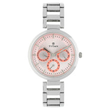 Load image into Gallery viewer, Titan Women&#39;s Watch Pink Dial, Stainless Steel Strap 2480SM05
