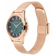 Load image into Gallery viewer, Titan Sparkle Women&#39;s Watch Green Dial, Metal Strap 2565WM04
