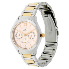 Load image into Gallery viewer, Titan Workwear Women&#39;s Watch Pink Dial, Stainless Steel Strap 2570KM01
