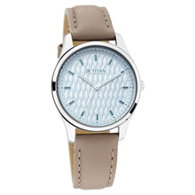 Load image into Gallery viewer, Titan Workwear Women&#39;s Watch Blue Dial, Leather Strap 2639SL05
