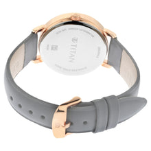 Load image into Gallery viewer, Titan Workwear Women&#39;s Watch Grey Dial, Leather Strap Multifunction 2652WL02
