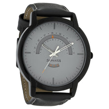 Load image into Gallery viewer, Titan Sonata Reloaded Men&#39;s Watch with Grey Dial &amp; Leather Strap 77031NL02
