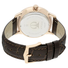 Load image into Gallery viewer, Titan On Trend Men&#39;s Watch White Dial, Leather Strap 90100WL01
