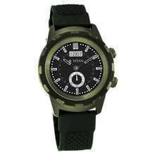 Load image into Gallery viewer, Titan Connected X Unisex Watch Khaki Green Hybrid Smart 90116QM01
