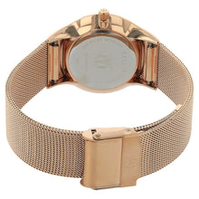 Load image into Gallery viewer, Titan Women&#39;s Watch with Analog Rose Gold Dial &amp; Rose Gold Stainless Steel Strap 95035WM01
